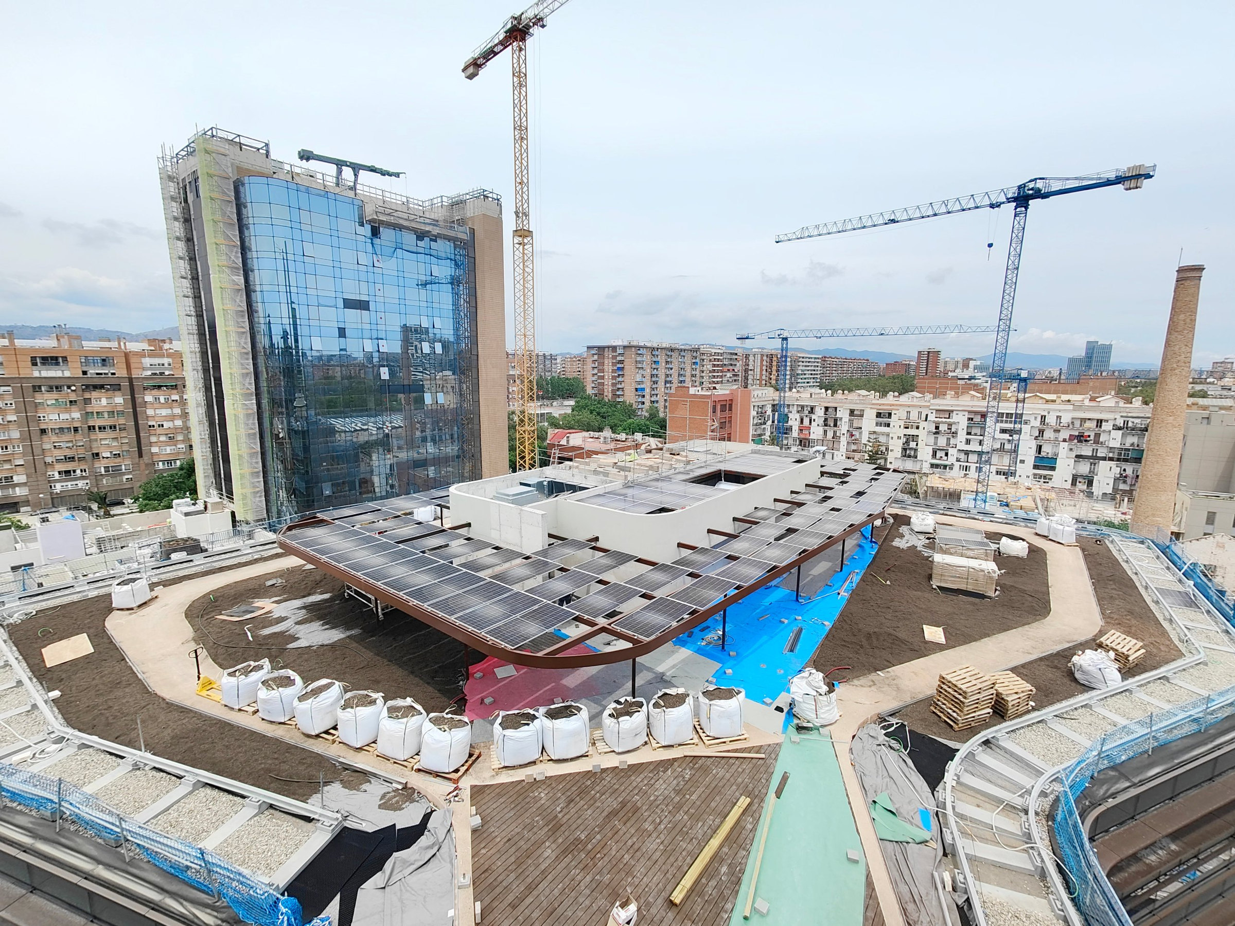 Cubiertas del edificio Urbit